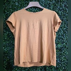 Eileen Fisher Women's Casual Tan Top Size L